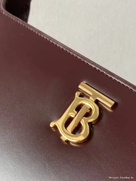 Official FirstBag Ru TB BURBERRY Leather Bag Shoulder 0506